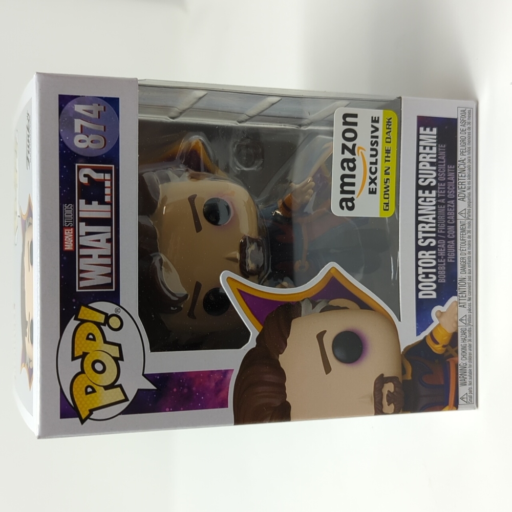 Funko Pop Marvel What If... Doctor Strange Supreme Amazon Exclusive GITD